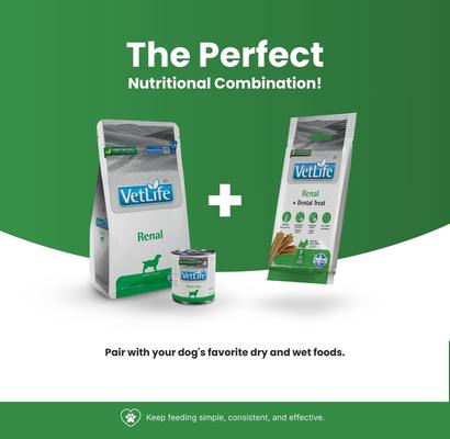 Show full view: Farmina Vet Life Renal Adult Mini Dog Treats, 2.1-oz bag slide 7 of 8