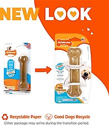 Nylabone Puppy Chew Chicken Flavored Puppy Chew Toy, Small, bundle of 2 slide 2 of 9