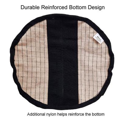 Show full view: Derby Originals Leather Vented Canvas Horse Feed Bag, Royal Blue, Full slide 3 of 5