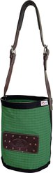 Derby Originals Leather Vented Canvas Horse Feed Bag, Hunter Green, Full