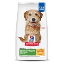 Hill's Science Diet Adult 7+ Senior Vitality Small Breed & Mini Breed Chicken & Rice Recipe Dry Dog Food, 12.5-lb bag