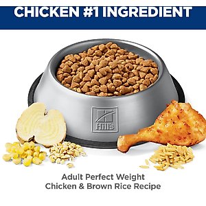 Hill's Science Diet Adult Perfect Weight Management Chicken Recipe Dry Dog Food, 25-lb bag