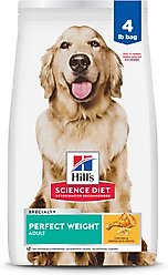 Hill's Science Diet Adult Perfect Weight Management Chicken Recipe Dry Dog Food, 4-lb bag