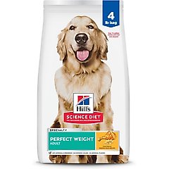 Hill's Science Diet Adult Perfect Weight Management Chicken Recipe Dry Dog Food, 4-lb bag