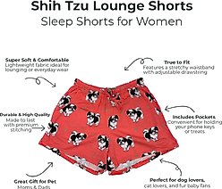 E&S PETS Shih Tzu Shorts, Pink, Medium slide 2 of 6