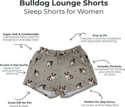 E&S PETS Bulldog Shorts, Grey, Small slide 2 of 6