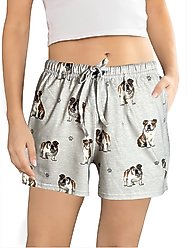 E&S PETS Bulldog Shorts, Grey, Small slide 1 of 6