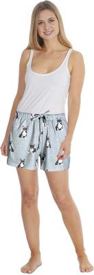 Show full view: E&S PETS Boston Terrier Shorts, Grey, Large slide 3 of 6