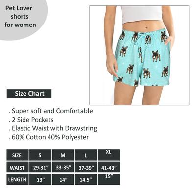 Show full view: E&S PETS French Bulldog Shorts, Teal, Small slide 5 of 6