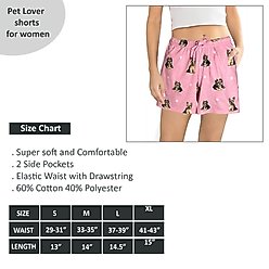 E&S PETS Yorkie Shorts, Pink, Medium slide 2 of 6