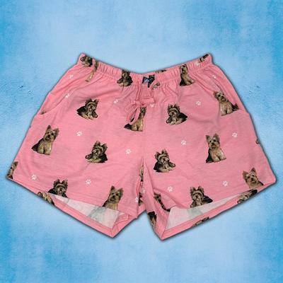 Show full view: E&S PETS Yorkie Shorts, Pink, Medium slide 4 of 6