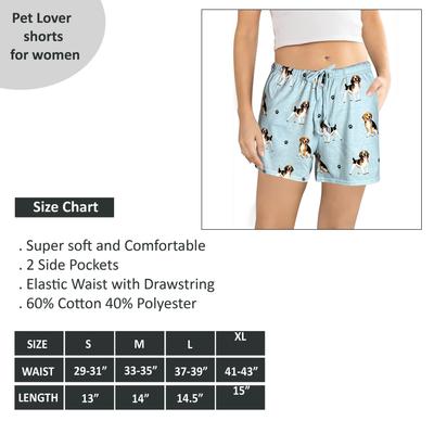 Show full view: E&S PETS Beagle Shorts, Teal, Medium slide 5 of 6