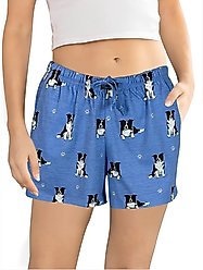 E&S PETS Border Collie Shorts, Blue, Medium slide 1 of 6