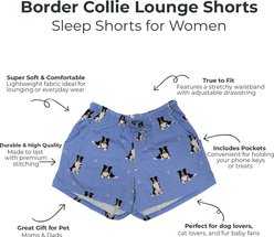 E&S PETS Border Collie Shorts, Blue, Large slide 2 of 6