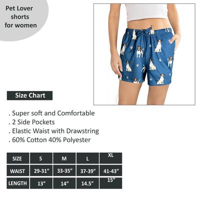 Show full view: E&S PETS Jack Russell Shorts, Blue, X-Large slide 5 of 6