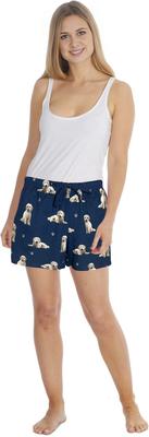 Show full view: E&S PETS Goldendoodle Shorts, Blue, Small slide 3 of 6