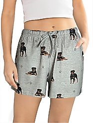 E&S PETS Rottweiler Shorts, Grey, Medium