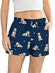 E&S PETS Goldendoodle Shorts, Blue, X-Large