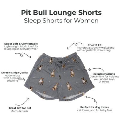 Show full view: E&S PETS Pit Bull Shorts, Grey, Large slide 2 of 6
