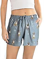 E&S PETS Pit Bull Shorts, Grey, Small