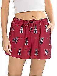 E&S PETS Schnauzer Shorts, Red, Medium