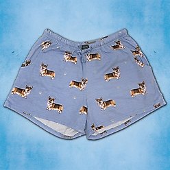 E&S PETS Welsh Corgi Shorts, Light Blue, Small slide 2 of 6