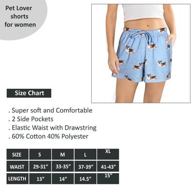Show full view: E&S PETS Welsh Corgi Shorts, Light Blue, Small slide 5 of 6