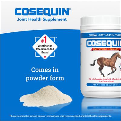 Show full view: Nutramax Cosequin Powder with Glucosamine & Chondroitin Original Joint Health Supplement for Horses, 1.54-lb tub slide 5 of 10