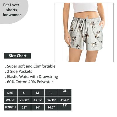 Show full view: E&S PETS Bulldog Shorts, Grey, Medium slide 5 of 6