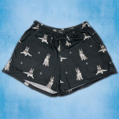 Show full view: E&S PETS Siberian Husky Shorts, Black, X-Large slide 4 of 6