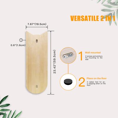 Show full view: LaiFug Wall Mountable Cat Scratching Board, Wood, One Size slide 8 of 9