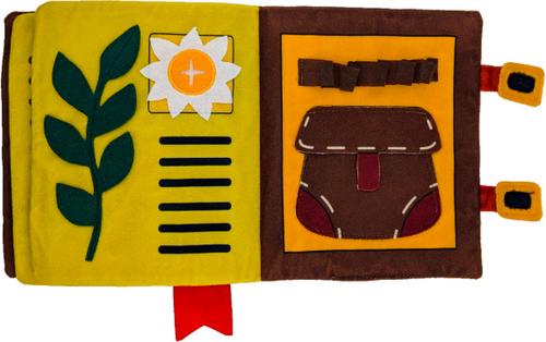 Show full view: Pawlymorph Pet Toys Wizard's Spellbook Interactive Treat Hiding PlushDog Toy, Maroon slide 5 of 10