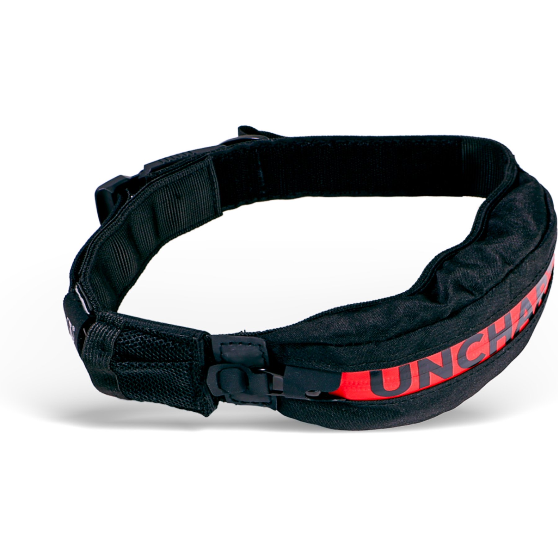 Uncharted Supply Co Wolf Pack First Aid Dog Collar, Black, Medium/Large: 16.5 to 20.5-in neck, 1.5-in wide