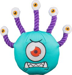 Pawlymorph Pet Toys The Be-Slobber Plush Dog Toy, Blue