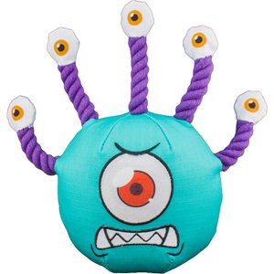 Pawlymorph Pet Toys The Be-Slobber Plush Dog Toy, Blue