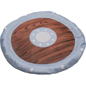 Pawlymorph Pet Toys Fighter's Flying Shield Disc Dog Toy, Brown