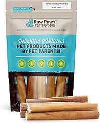 Raw Paws 6-inch Jumbo Bully Sticks Dog Treats, 5 count