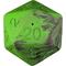 Show in main carousel: Pawlymorph Pet Toys D20 Murky Swamp Barbarian Strength Treat Dispensing Dog Toy, Green slide 2 of 6