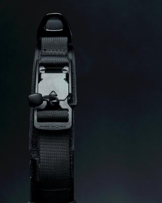 Show full view: Uncharted Supply Co Wolf Pack First Aid Dog Collar, Black, Medium/Large: 16.5 to 20.5-in neck, 1.5-in wide slide 7 of 9