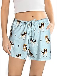 E&S PETS Beagle Shorts, Teal, Medium