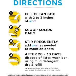 Tidy Cats Tidy Care Alert Health Monitoring Unscented Non-Clumping Cat Litter, 8-lb bag