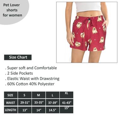 Show full view: E&S PETS Pomeranian Shorts, Red, Large slide 5 of 6