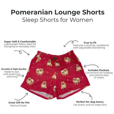 Show full view: E&S PETS Pomeranian Shorts, Red, Large slide 2 of 6