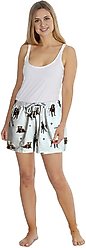 E&S PETS Chocolate Labrador Shorts, Green, Medium slide 2 of 6