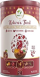 Pawfect Nature's Feast Chicken with Pumpkin & Apple Grain-Free All Natural Freeze-Dried Dog Training Treat, 5.29-oz canister