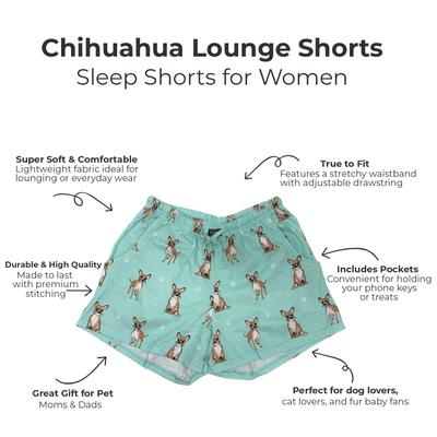 Show full view: E&S PETS Chihuahua Shorts, Teal, Large slide 2 of 6