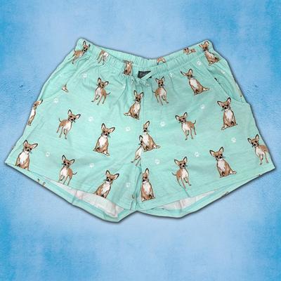 Show full view: E&S PETS Chihuahua Shorts, Teal, Large slide 4 of 6
