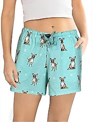 E&S PETS Chihuahua Shorts, Teal, Large