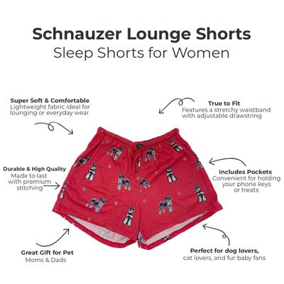 Show full view: E&S PETS Schnauzer Shorts, Red, Medium slide 2 of 6