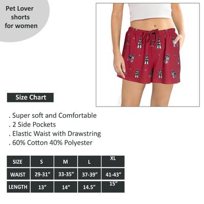 Show full view: E&S PETS Schnauzer Shorts, Red, Medium slide 5 of 6